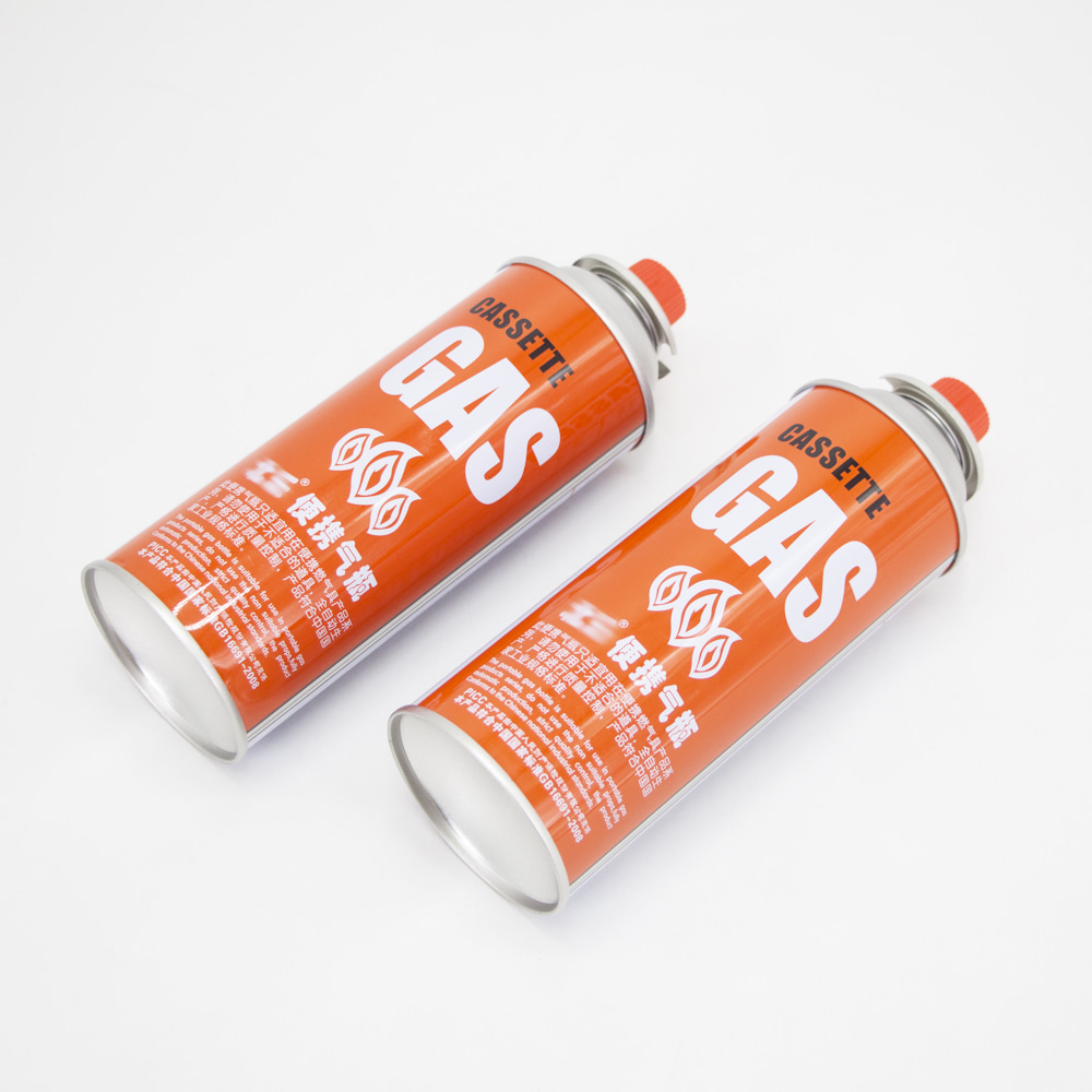 empty butane refill gas can