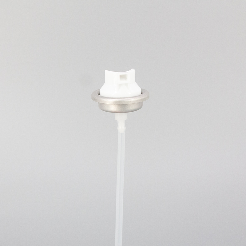 Shave prep aerosol valve